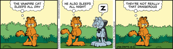 Garfield apresenta: o gato-vampiro
