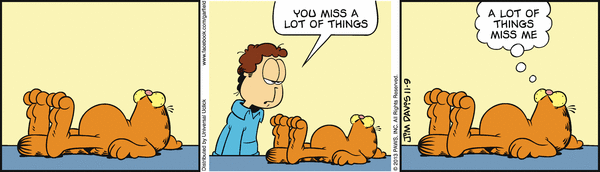 Garfield em "tudo é questão de perspectiva"
